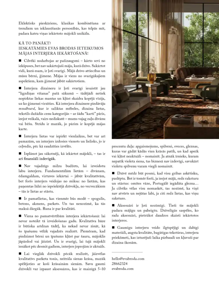 Interni eleganti con arredamento accogliente e moderno.