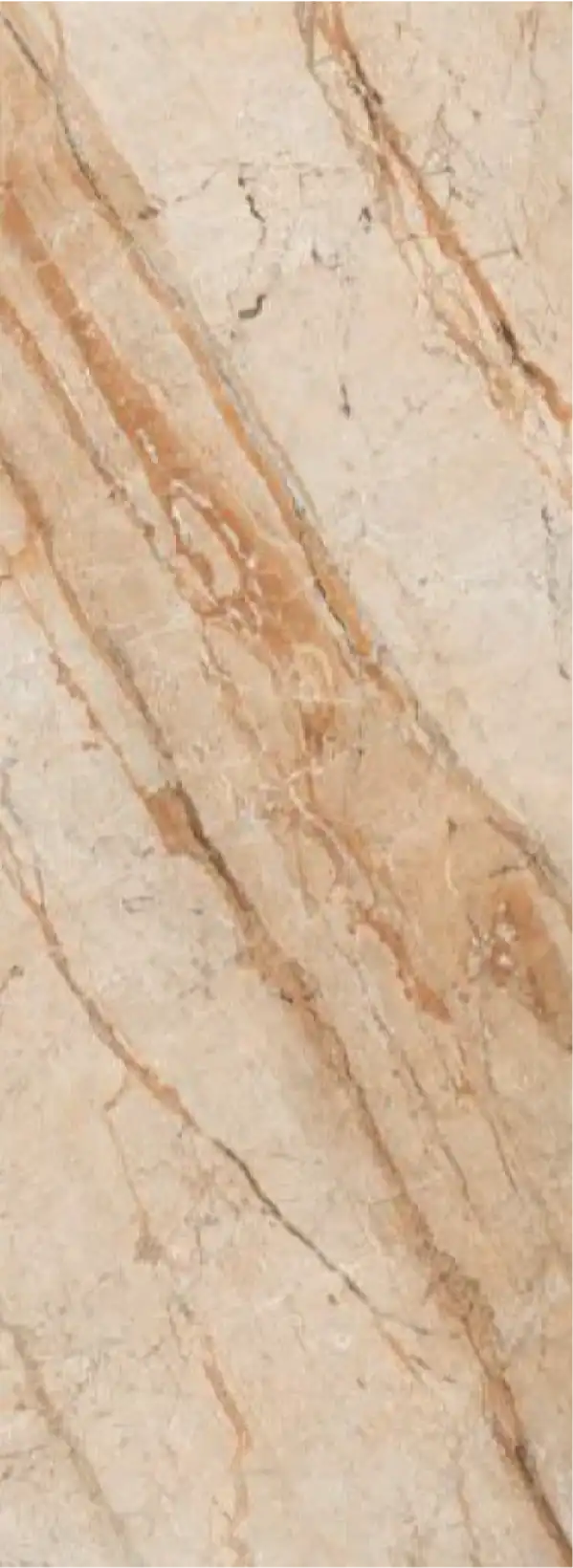 Superficie in marmo con venature beige e marroni per interior design.